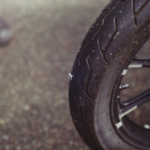 Nail in Motorcycle Tire