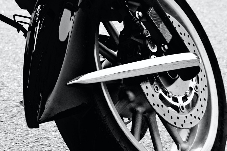 Front wheel disc of the motorcycle