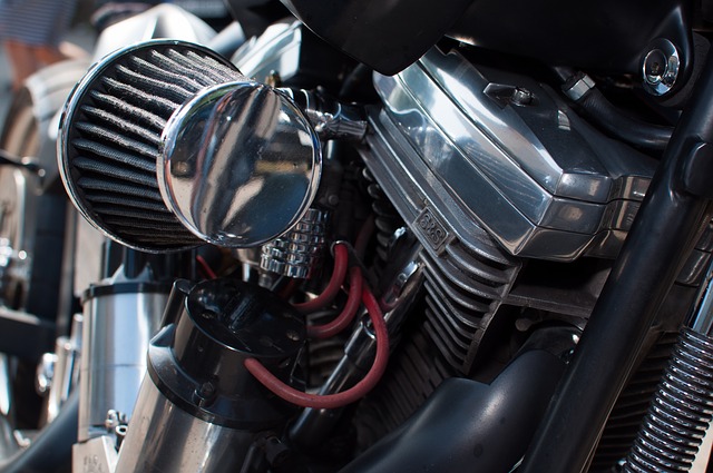 air-filter in a motorcycle