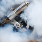 Motorcycle muffler - exhaust pipe