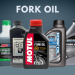 Different fork oil brands stacked together
