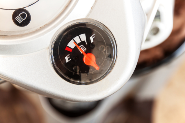 Motorcycle fuel gauge