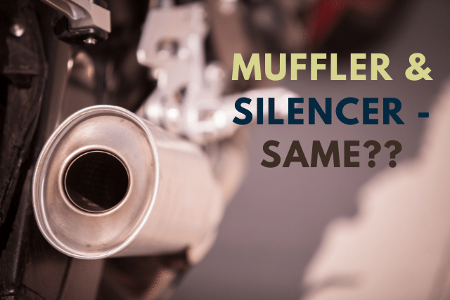 Muffler and Silencer - are they same?