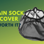 Rain sock cover with text