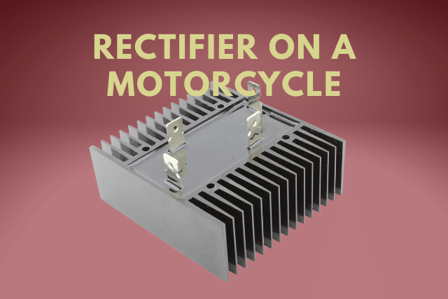 Rectifier with text - rectifier on a motorcycle