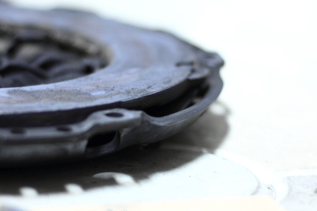 Motorcycle clutch plate worn out