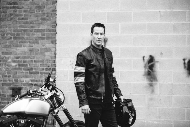 Keanu Reeves with Motorcycle