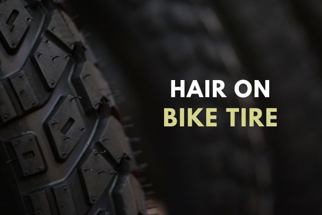 Hair on bike tire