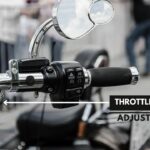Motorcycle throttle cable adjustment