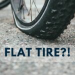Bike tire is flat