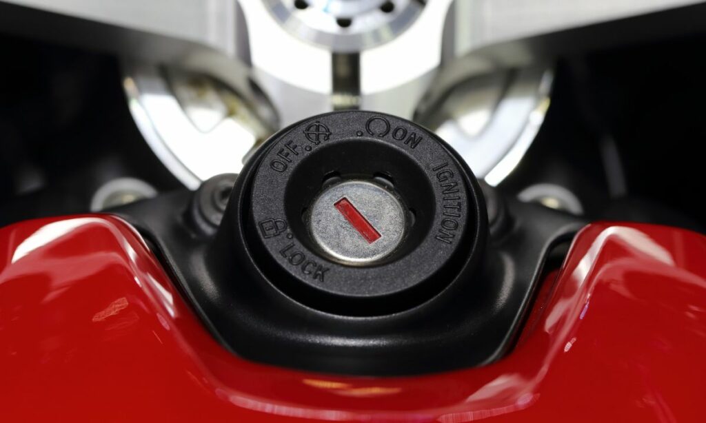 Motorcycle ignition lock