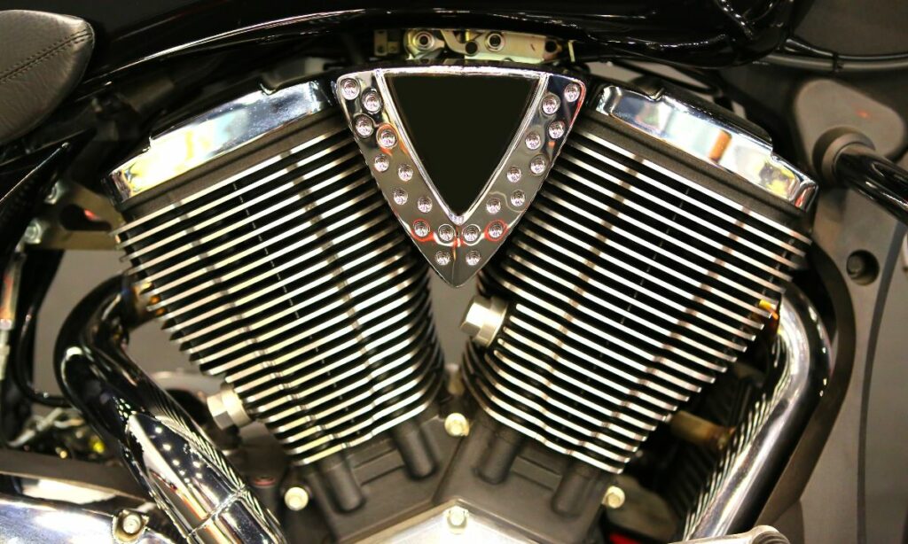 Harley twin engine