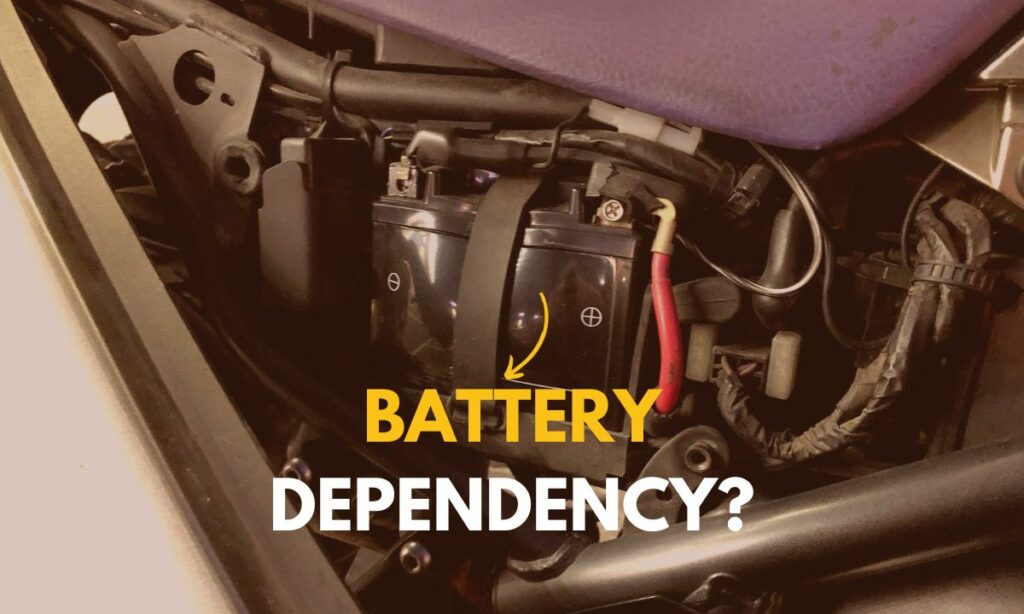 Motorcycle dependent on battery - thumbnail