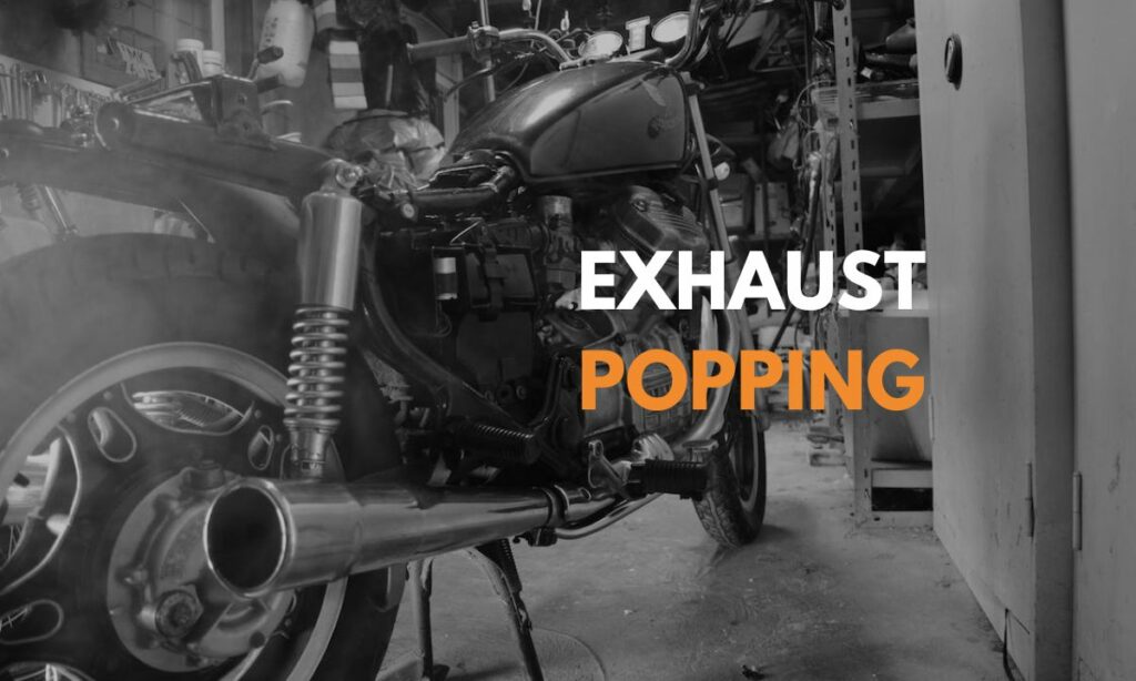 Motorcycle exhaust popping - thumbnail