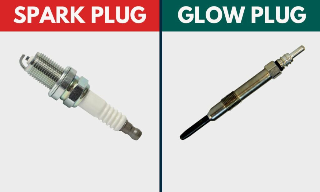 Spark plug vs glow plug - thumbnail